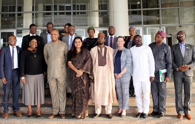 The Envoy was accompanied by members of her team and the UNFPA delegation, which included UNFPA Nigerian Country Representative, Diene Keita and UNFPA Ghana Country Representative, Mr. Niyi Ojuolape.
