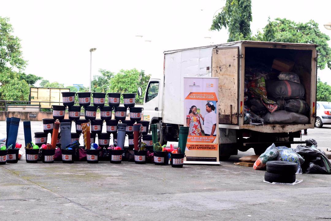 UNFPA supports flood victims with over 5700 relief items for women and girls, including dignity kits for pregnant women and lactating mothers.