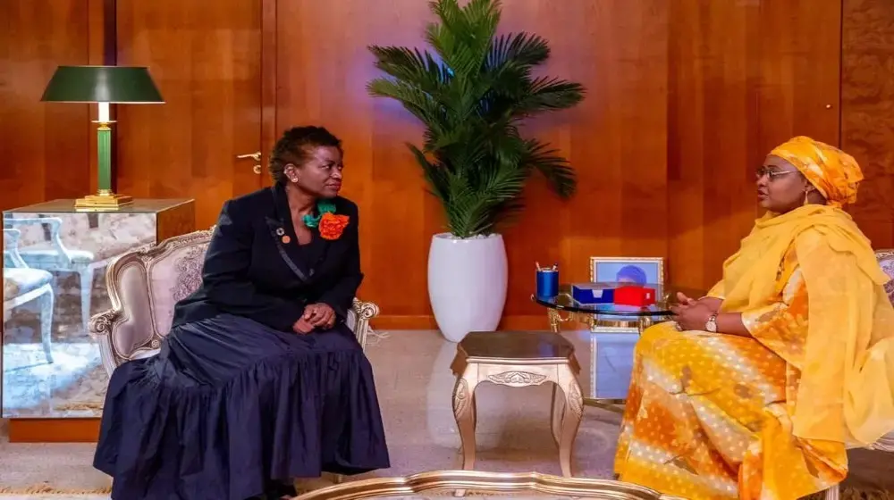 UNFPA Executive Director Dr. Natalia Kanem meets Aisha Buhari First lady of Nigeria