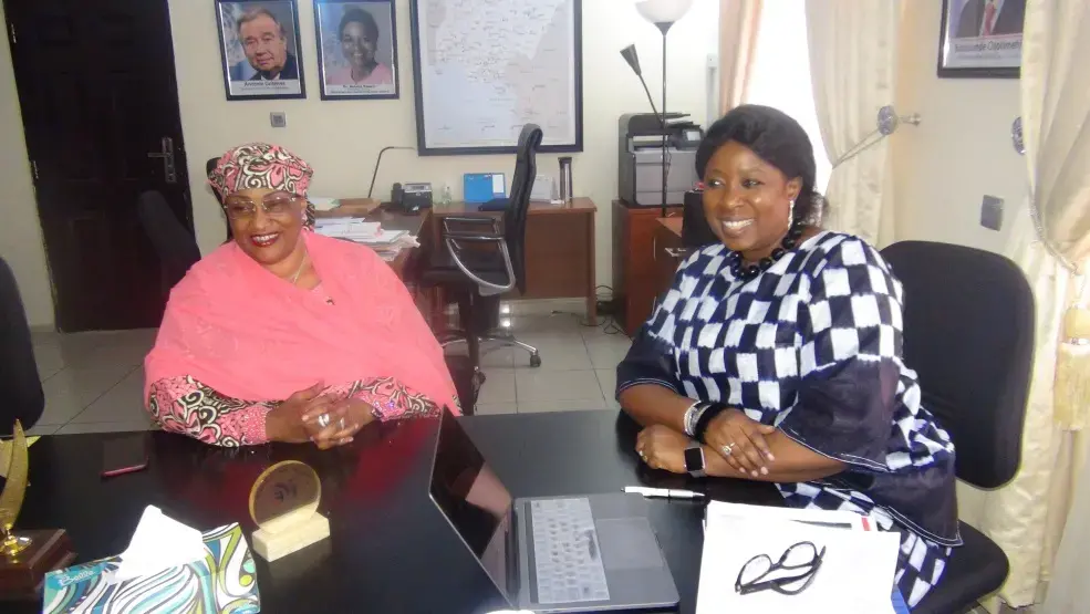 Nigeria's Minister for Women's Affairs pays Historic Visit to UNFPA Nigeria Country Office.