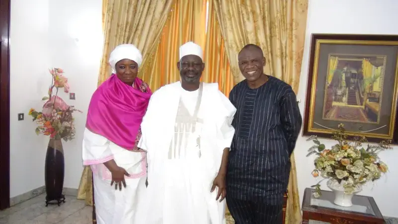 Dr Diene Keita courtesy visit to Governor of Gombe State, His Excellency  Ibrahim Hassan Dankwambo