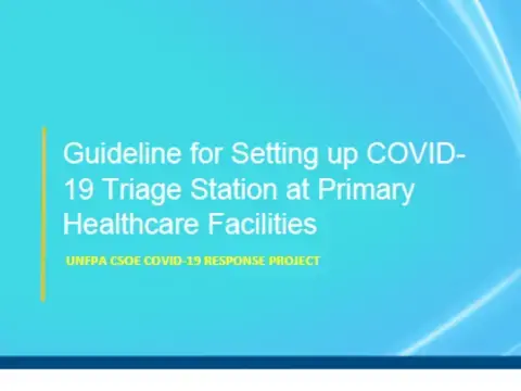 Guideline for Setting up COVID-19 Triage Station at Primary Healthcare Facilities