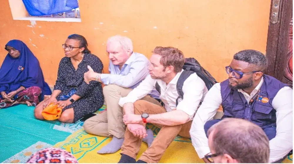 Norway Ambassador's visit to Muna IDP Camp in Borno State