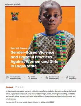 Gender-Based Violence and Harmful Practices Against Women and Girls in Lagos State