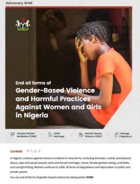 Gender-Based Violence and Harmful Practices Against Women and Girls 4.3% in Nigeria