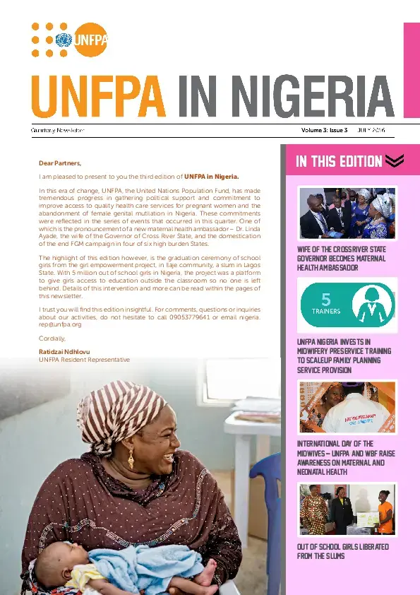 UNFPA In Nigeria Vol3