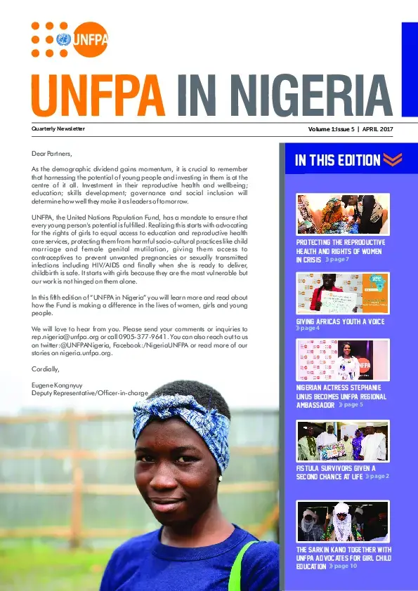 UNFPA in Nigeria Vol. 1 Issue 5